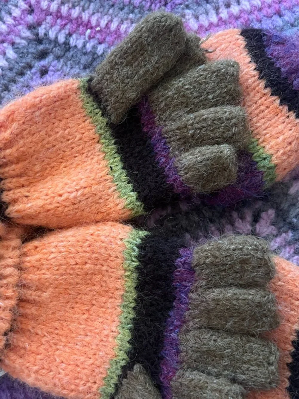 NWT Free People Super Stripe Gloves